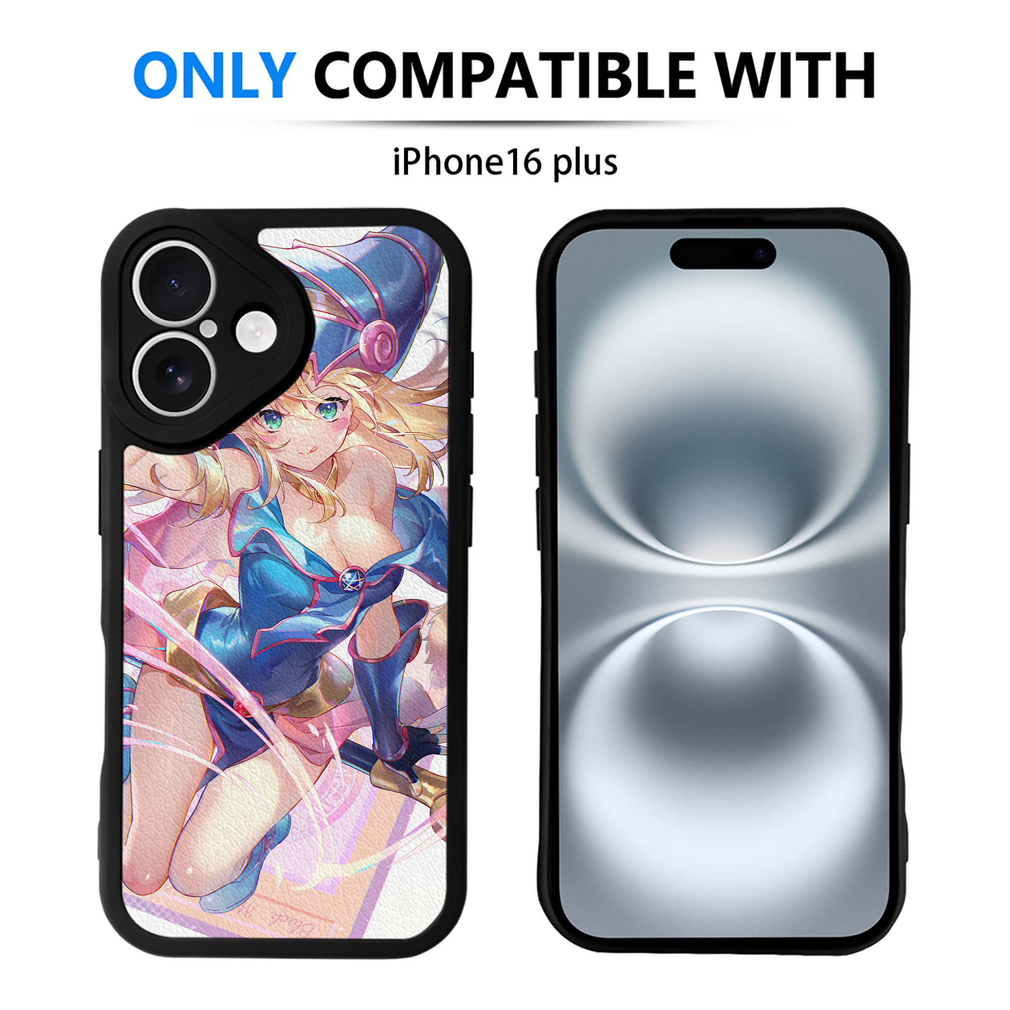 （画像用） 遊☆戯☆王 Yu-Gi-Oh! 【iPhone 16シリーズ対応】シリコンスマホケース（レザー調） 材質：シリコン